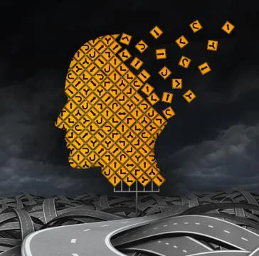 Losing guidance 스톡 일러스트