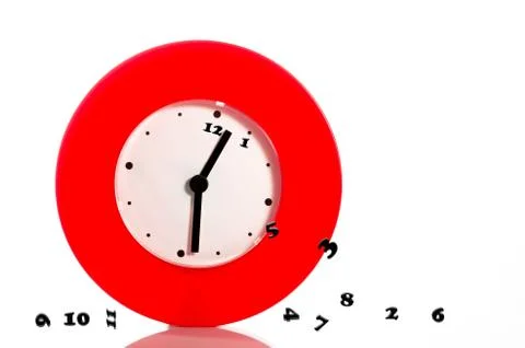 Losing time Illustrazione stock