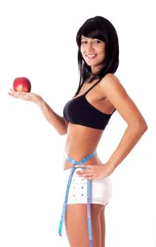 Losing weight. Foto stock