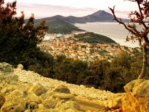 Losinj sunset Stock Photos