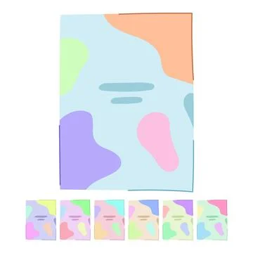 Loss annual report vector cartoon graphic Illustrazione stock