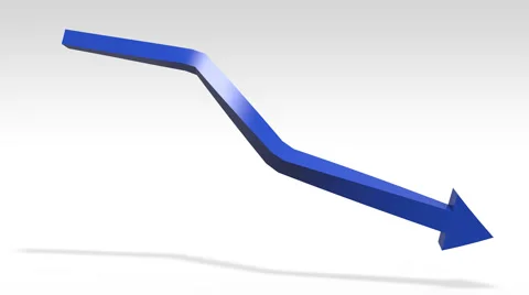 Loss Arrow Stockbeeldmateriaal 41416033