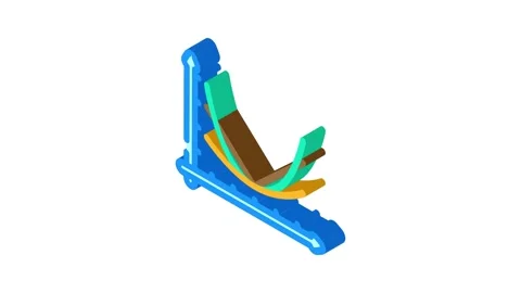 Loss function chart machine learning isometric icon animation 스톡 동영상 327280790