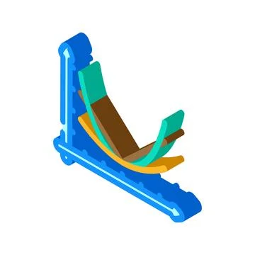 Loss function chart machine learning isometric icon vector illustration イラスト素材