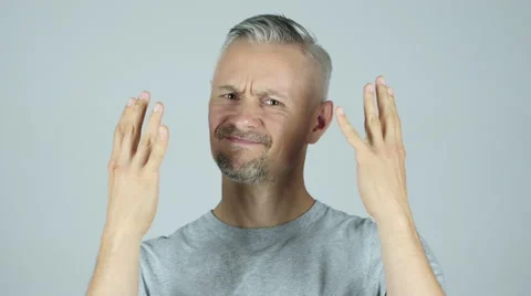 Loss , Man Reacting To Failure , Stress Concept Stock Footage