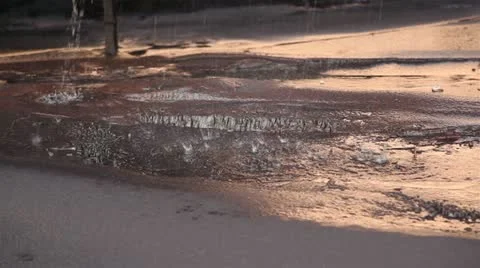 Loss of water. Stock Footage 12511679