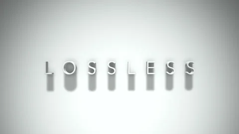 Lossless 3D title animation with shadows on a white background Stock Footage 297670888