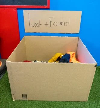 Lost and Found Box 1 Foto stock