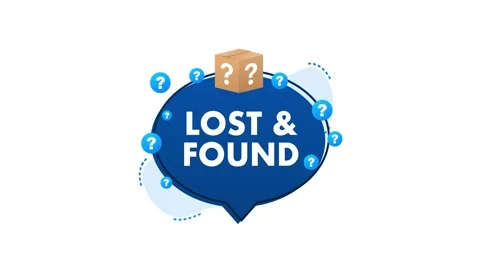 Lost and found office managing lost items helping customers Stock Footage 312417686