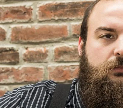 Lost Bearded Man Foto stock