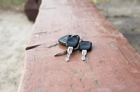 Lost Car Keys Fotos Stock