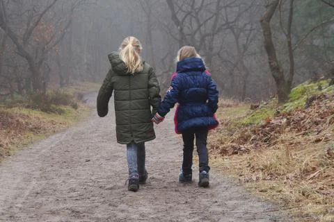 Lost children Foto stock