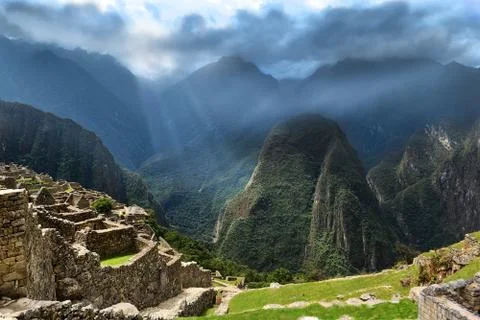 Lost city of the incas Stock Photos