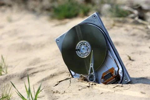 Lost computer data storage Stock Photos