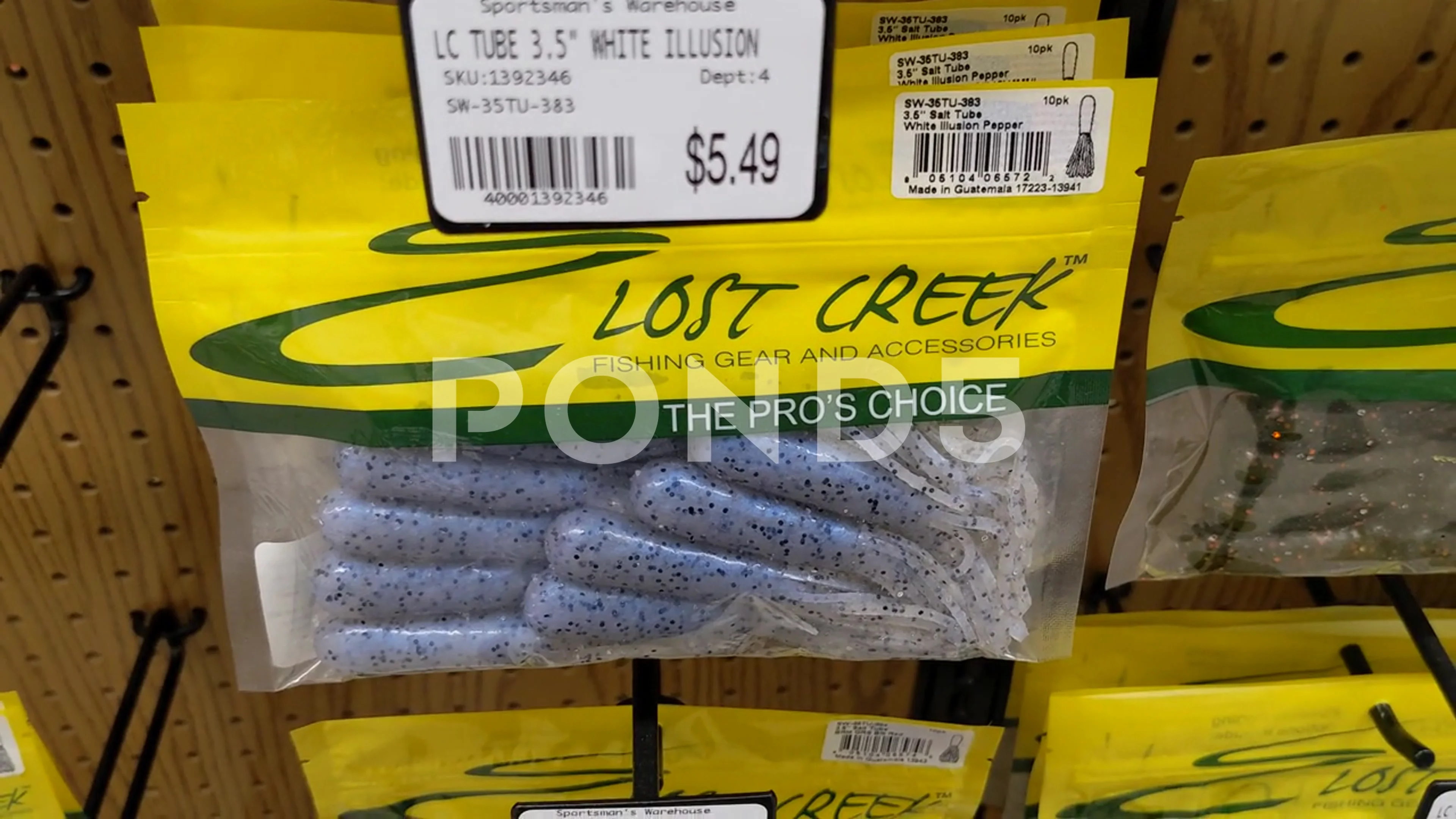 Lost Creek Pro's Choice Fishing Products, Stock Video