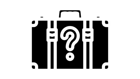 Lost found information glyph icon animation Stock Footage 326730259