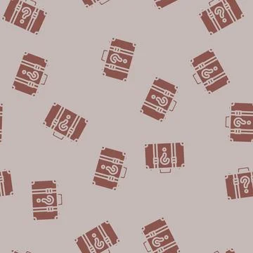 Lost found information glyph vector seamless pattern 스톡 일러스트