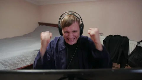 Lost The Game Stock Footage 143068880