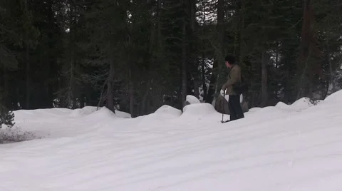 Lost hiker Video stock 44852384