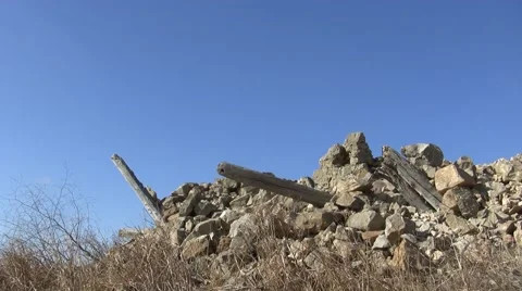 Lost House in Sicily Stock Footage 46087409