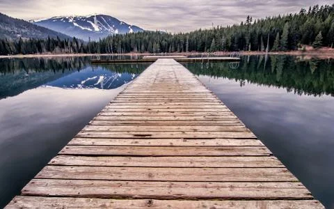 Lost Lake Dock Stock Photos
