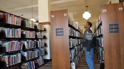 Lost in the Library Video stock 171344245