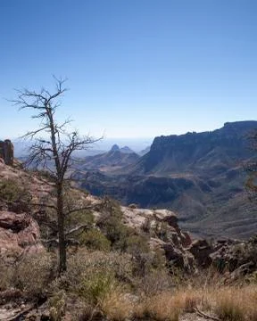 Lost Mine Trail in Big Bend National Park 写真素材