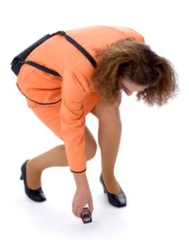 Lost mobile phone Stock Photos