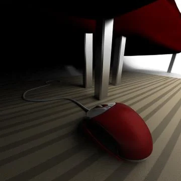 The lost mouse Stock Illustration