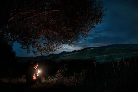 Lost in the Night Stock Photos