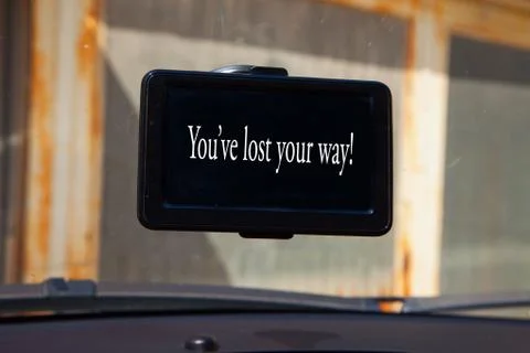 Lost Foto stock