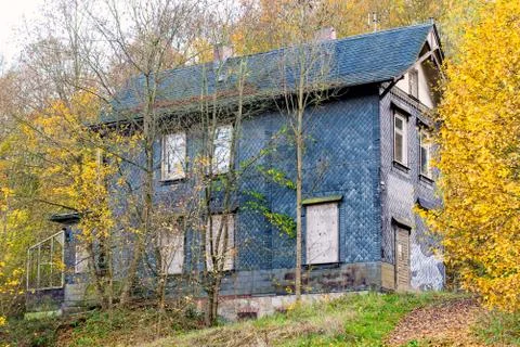 Lost Place in Thuringia Stock Photos