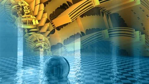 Lost sity Stock Illustration