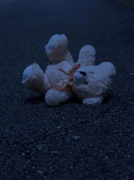 Lost teddy bear Stock Photos