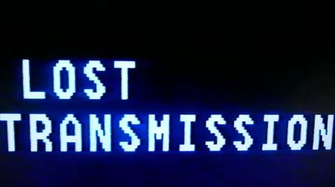 Lost Transmission Video Message Stock Footage 60387726