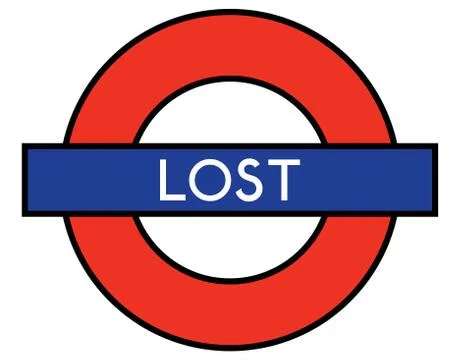 Lost on the underground Stock Illustration