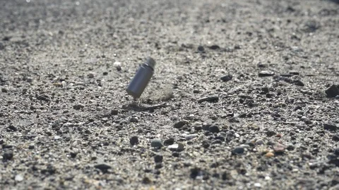 A lost USB stick falls to the ground, 3 variants + hand retrieving the stick Stock Footage 114061844