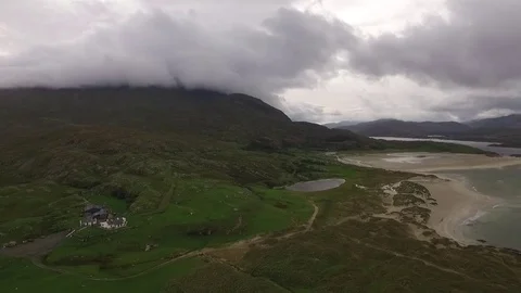 The lost valley, Louisburgh, Co Mayo, Ireland 2 Stock Footage