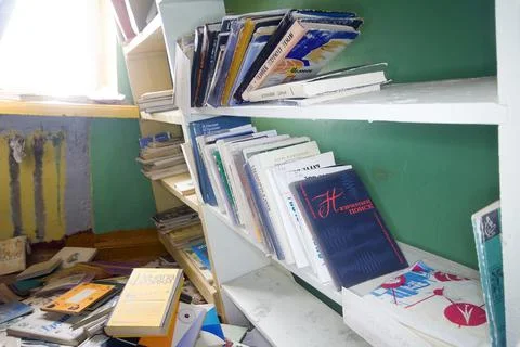 Lost value book is sample of market economy and total computerization Stock Photos
