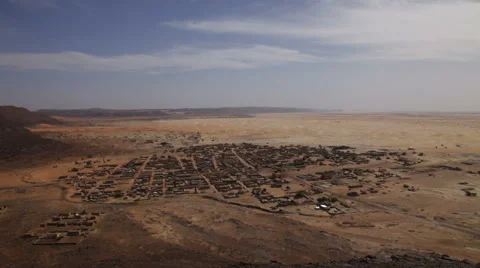 Lost village in the desert 스톡 동영상 68004189