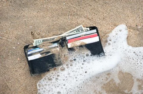 Lost wallet Stock Photos