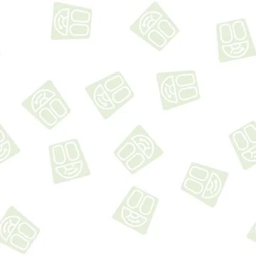 Lost weight glyph vector seamless pattern sign Stock Illustration