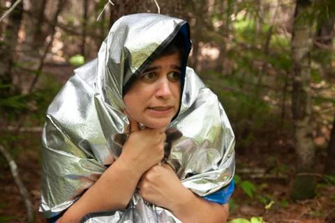 Lost in the woods Foto stock