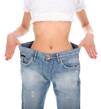 Losted kilograms Stock Photos