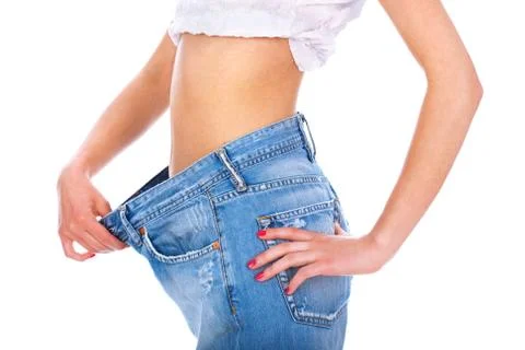 Losted kilograms Stock Photos