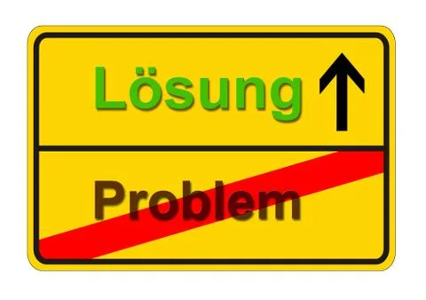 Lösung Problem Stock Photos