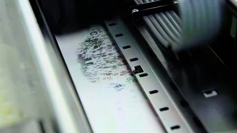 A lot of bitcoins. The concept of producing a large number of bitcoins Vídeo Stock 84949514