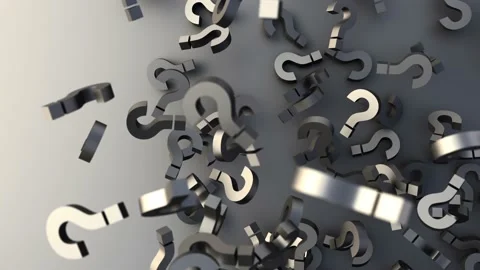 A lot of black question marks Stock Footage 236702350
