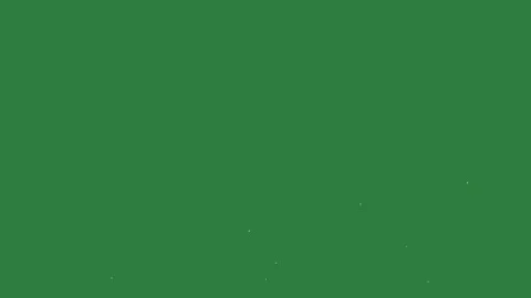 Lot of broken pieces arrow on it snow triangles isolated on green screen Stock-Footage 336855318