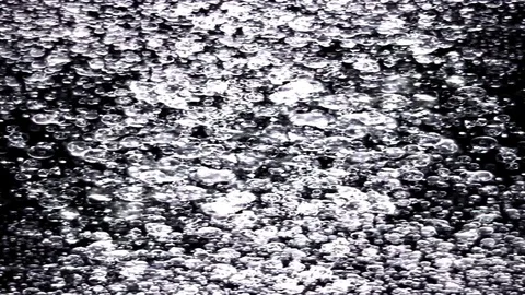 Lot of bubbles underwater Stock Footage 75870720